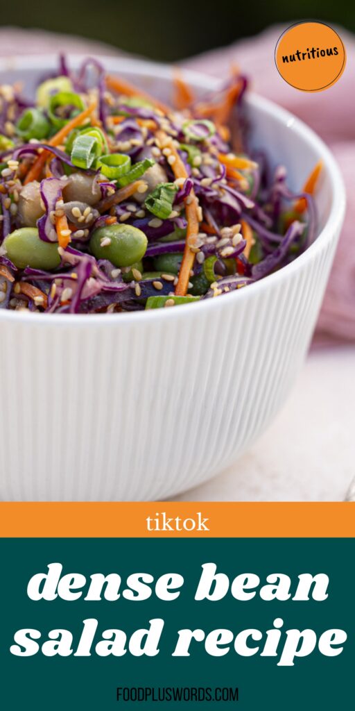 dense bean salad