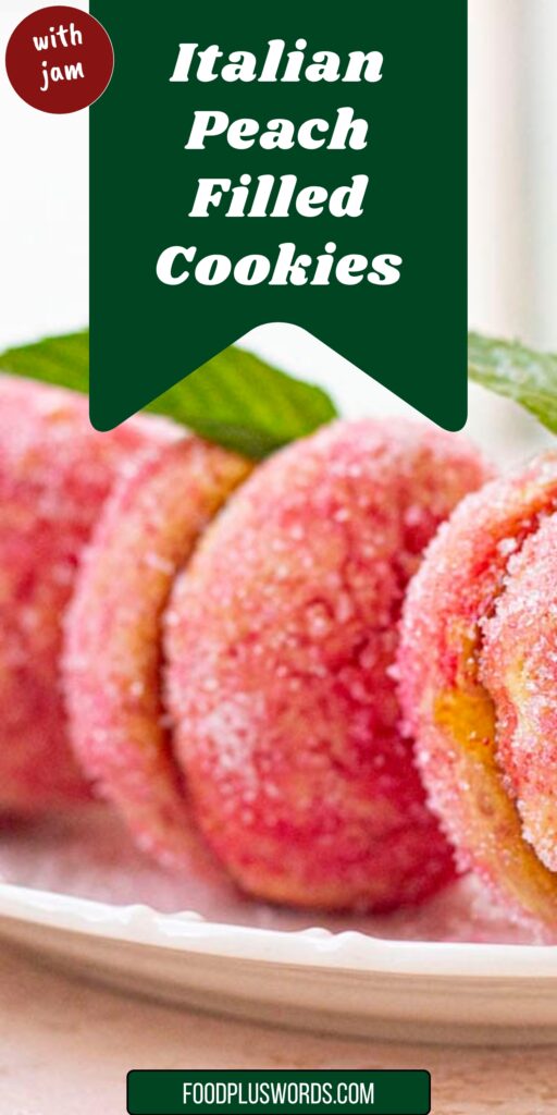 italian peach cookies
