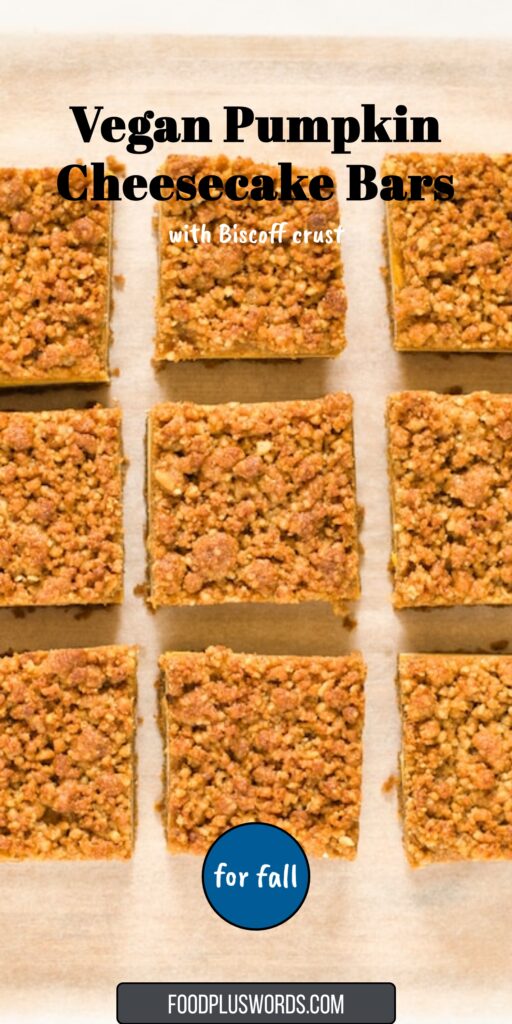 pumpkin cheesecake bars