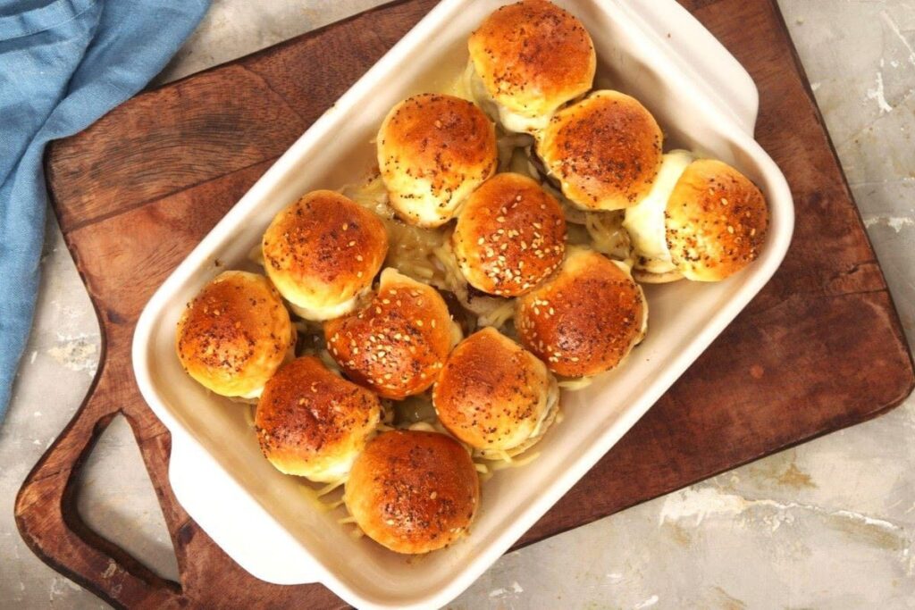 Baked Bison Sliders by In The Kitch