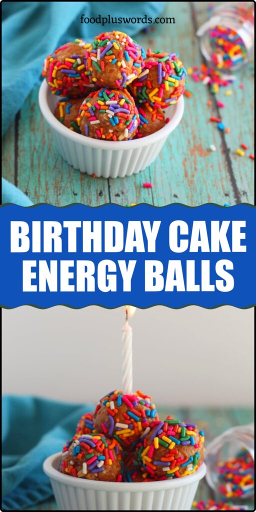 Birthday Cake Protein-Balls