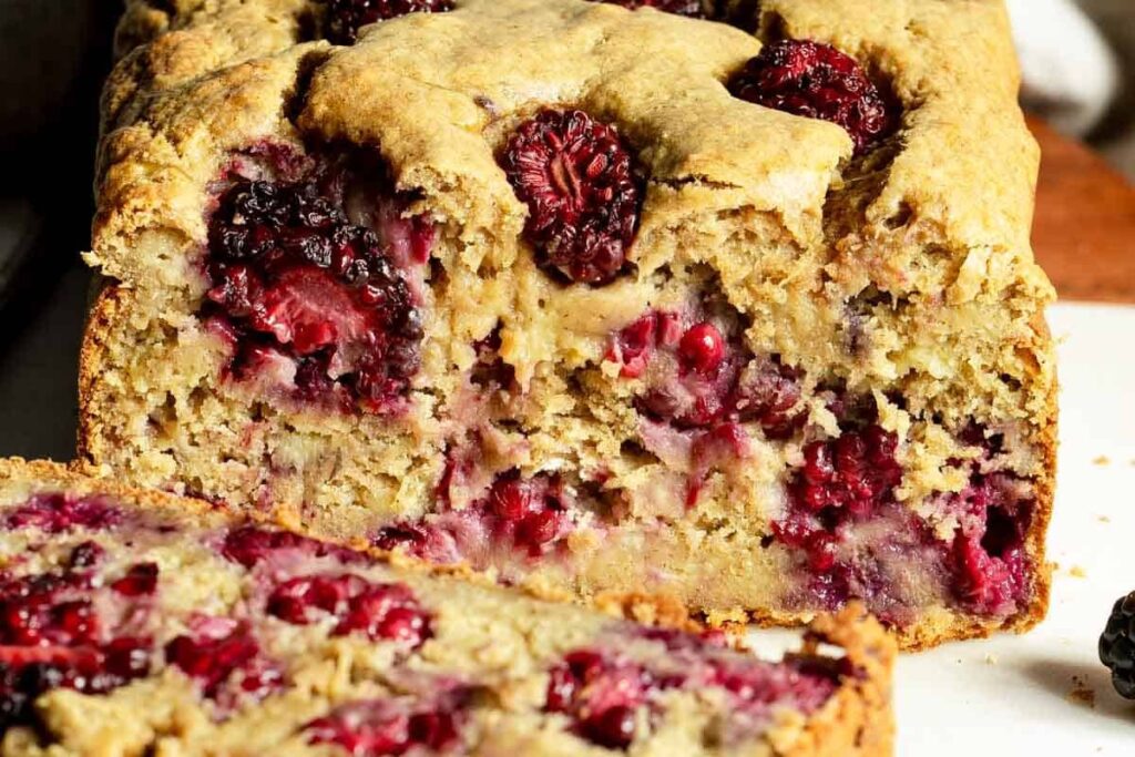 Blackberry Banana Bread by Eat Fresh Glow
