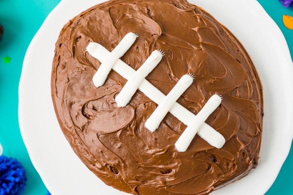 Easy Football Cake by Sugar and Soul