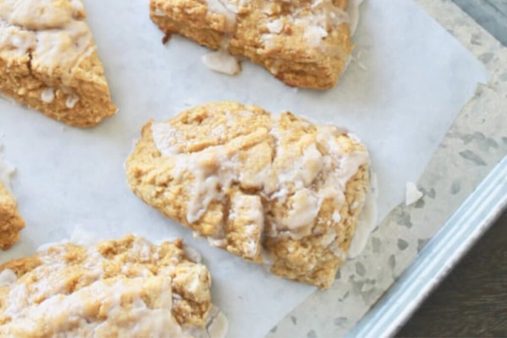 Easy Pumpkin Scones by Organized Island