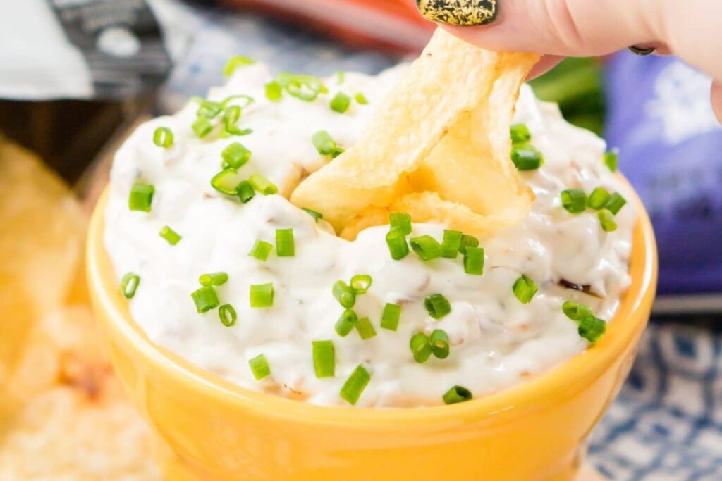 French Onion Dip by Sugar and Soul