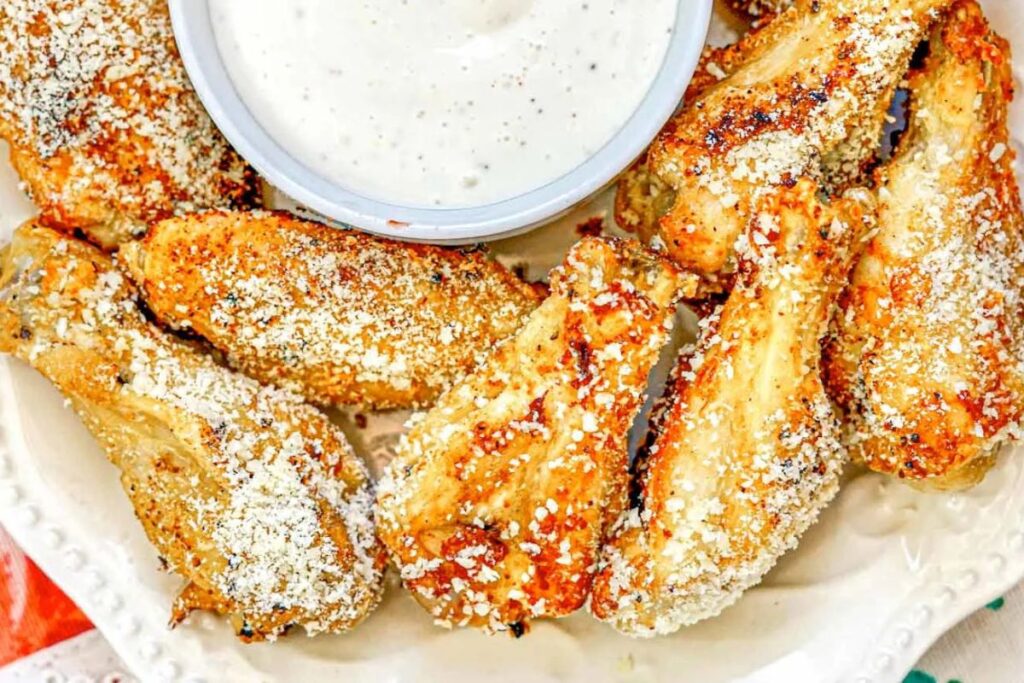 Garlic Parmesan Wings by Trop Rockin