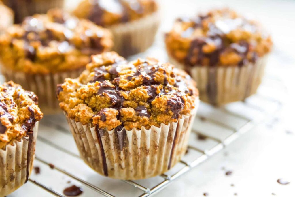 Gluten free Pumpkin Chocolate Chip Muffins by Pure and Simple Nourishments