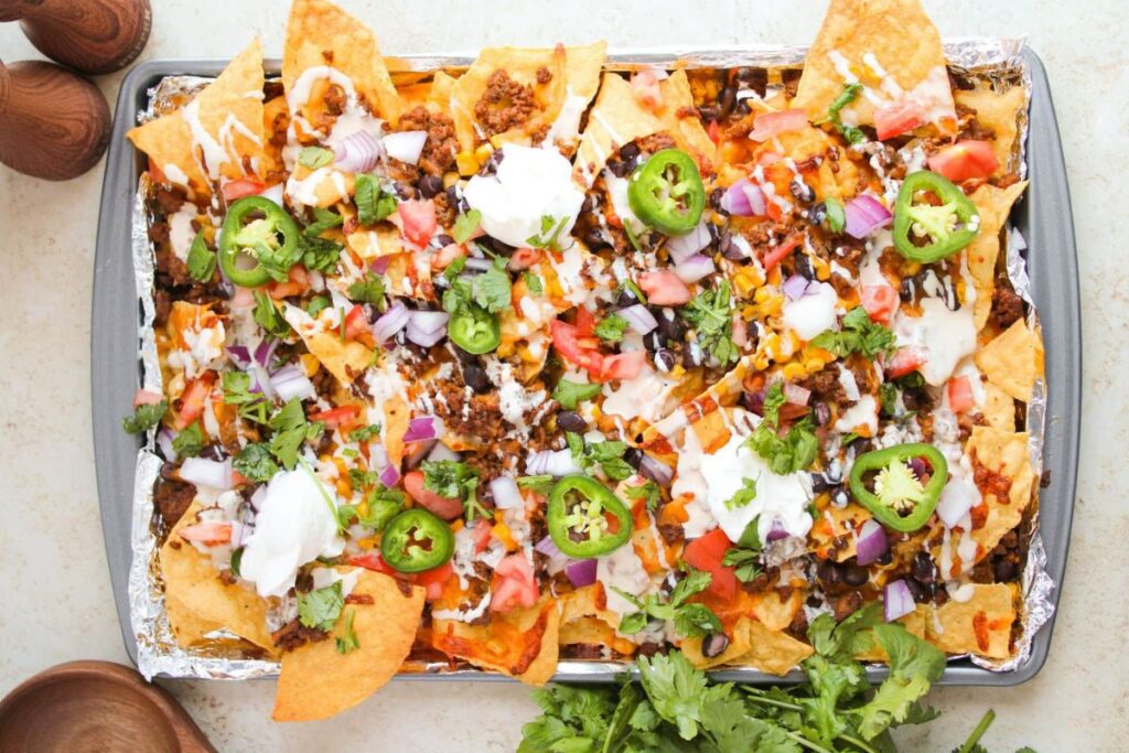 Ground Beef Nachos by The Cookin Chicks