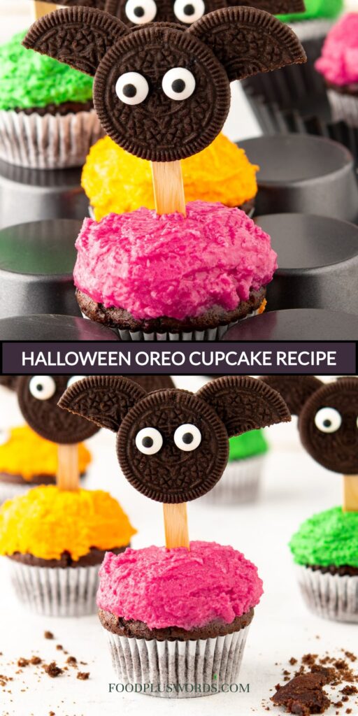 Halloween Bat Cupcakes
