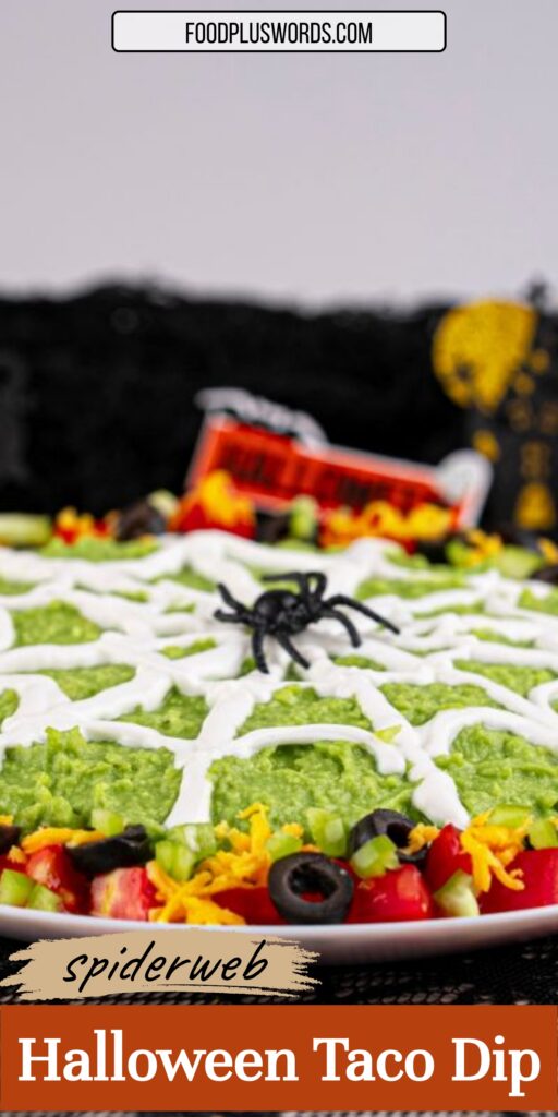 Halloween party taco dip