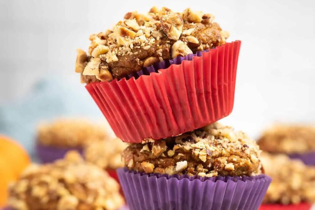 Healthy Pumpkin Hazelnut Muffins by Parsley and Parm