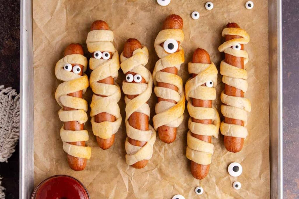 Hot Dog Mummies by My Rad Kitchen