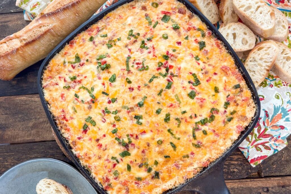 Hot Pimento Cheese Dip by Dutch Oven Daddy