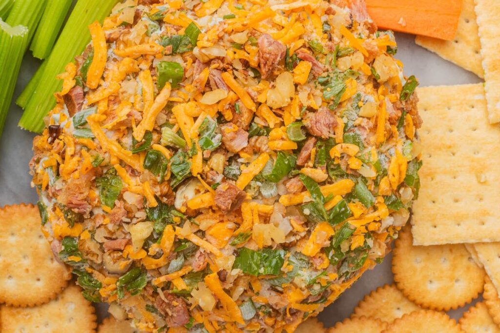 Jalapeno Popper Cheese Ball by Recipes From A Pantry
