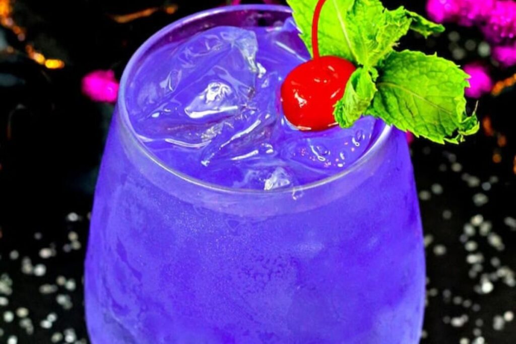 Maleficent Halloween Cocktail by The Soccer Mom Blog