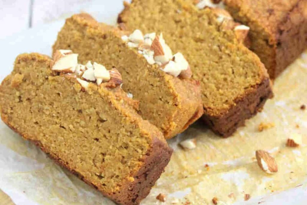 Protein Pumpkin Bread by Fit As A Mama Bear