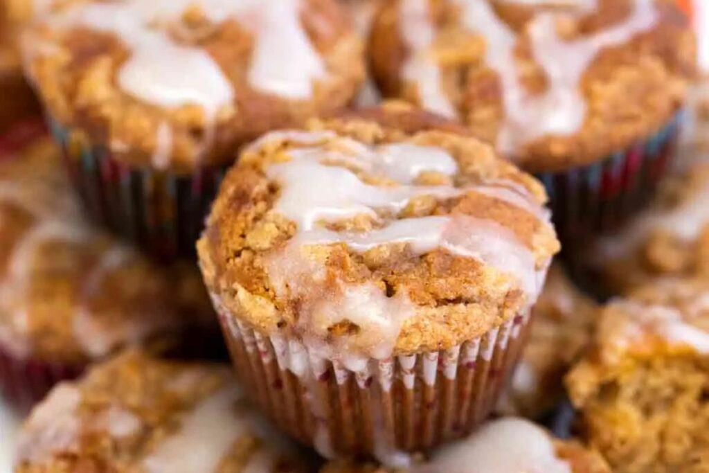 Pumpkin Muffins with Brown Sugar Streusel by Sweet and Savory Meals