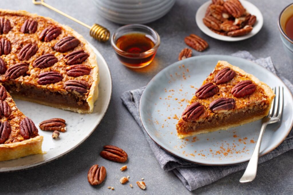 Pumpkin Pecan Pie by Corrie Cooks