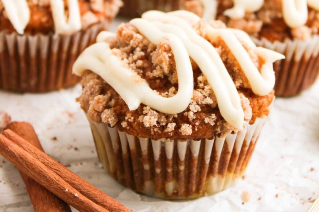 Pumpkin Spice Muffins by The Cookin Chicks