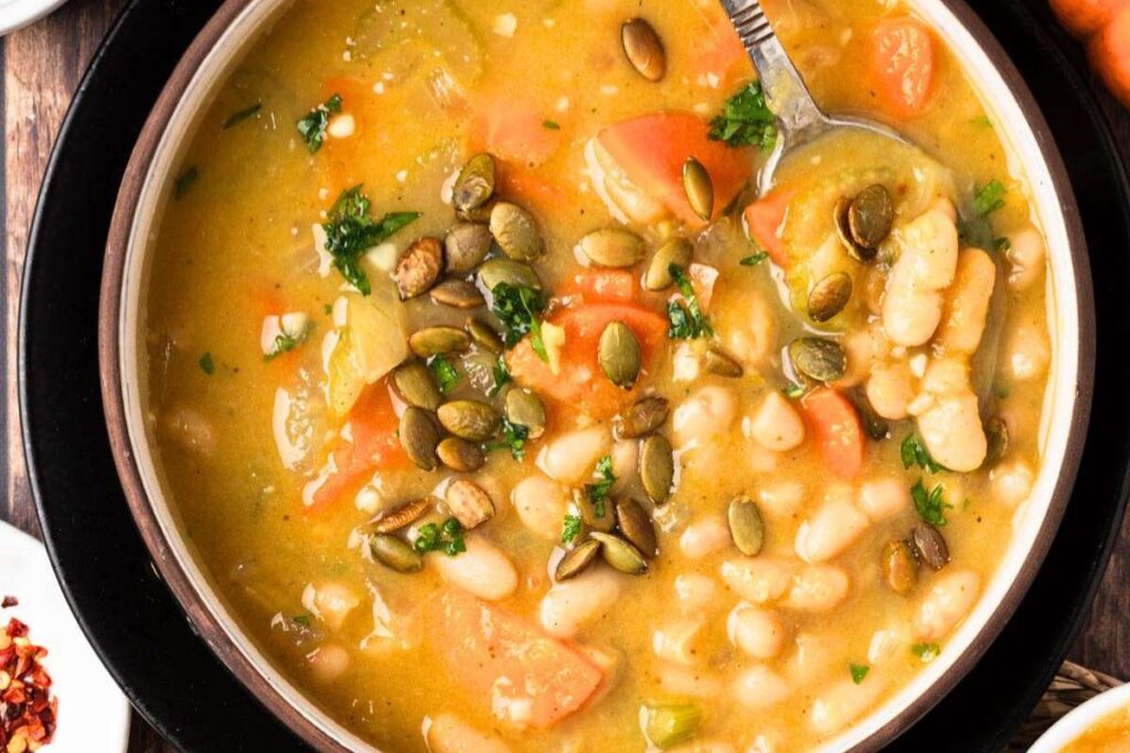 Pumpkin White Bean Soup by Cook Eat Live Love
