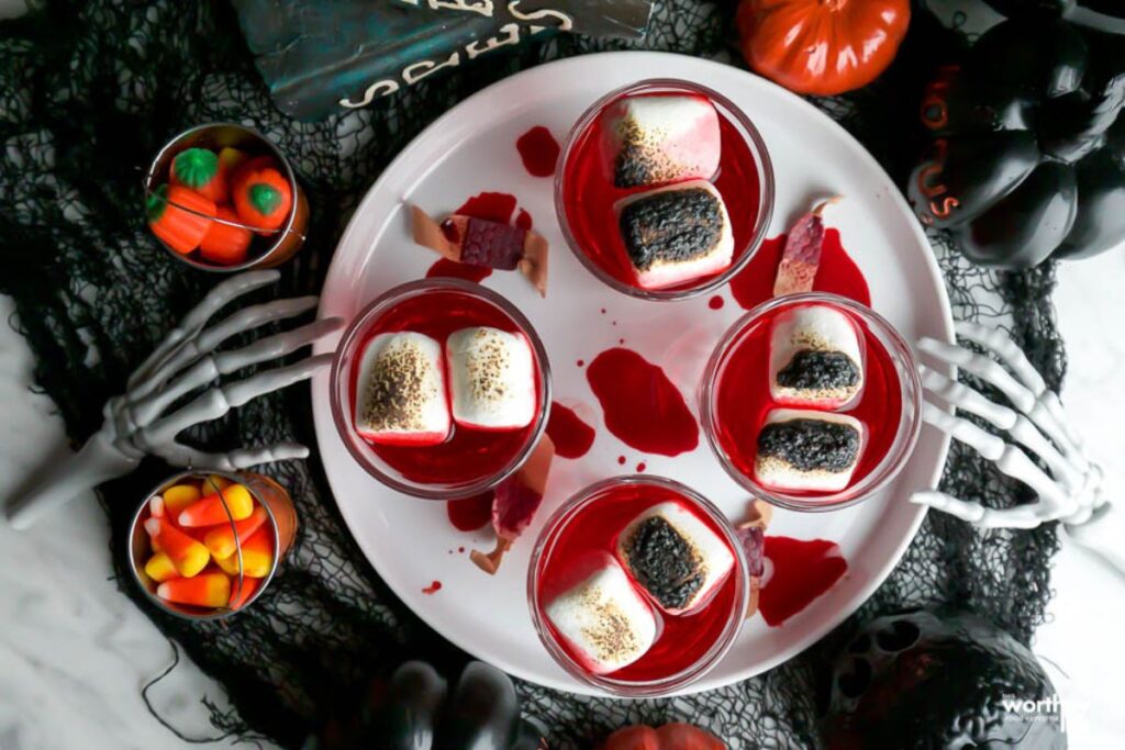 Red Halloween Drink by A Worthy Read