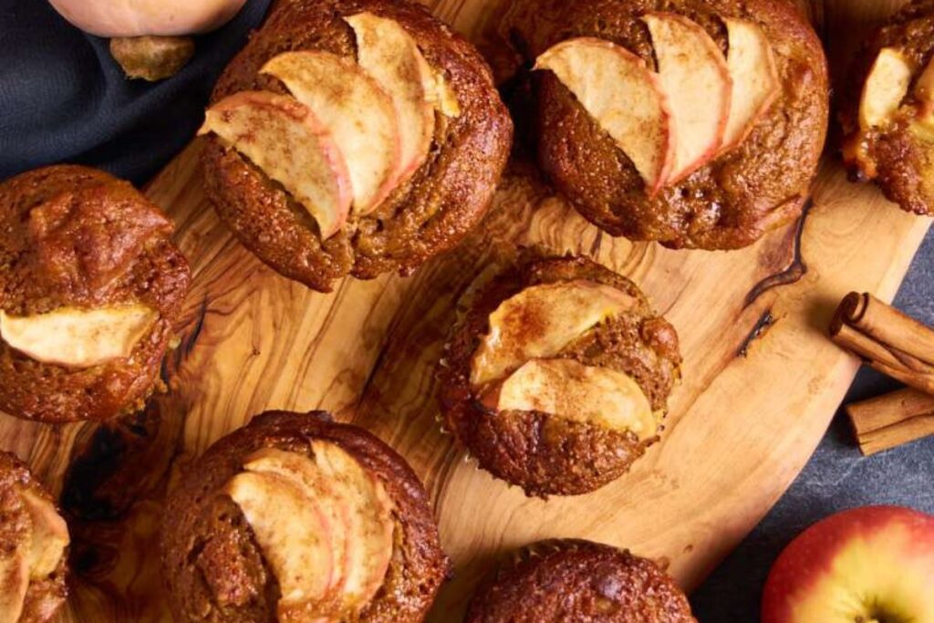 Sourdough Pumpkin Apple Muffins by For The Pleasure of Eating