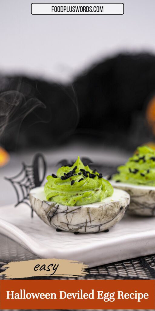Spooky Halloween Deviled Eggs