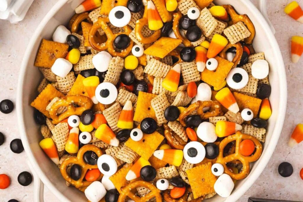 Spooky Halloween Snack Mix by Hungry Whisk