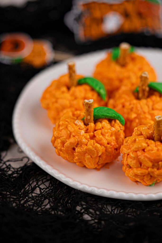 fall rice krispie treats