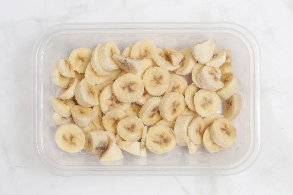 frozen banana slices