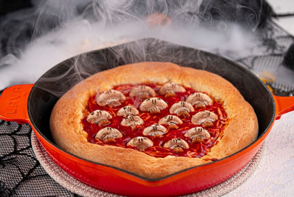 halloween pizza