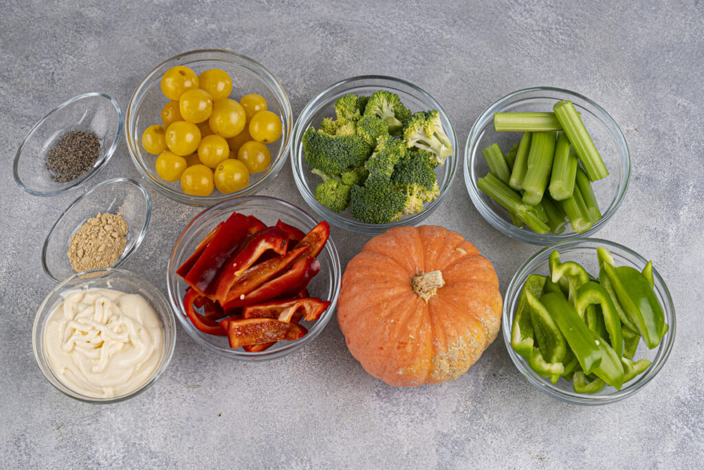 halloween veggie tray ingredients