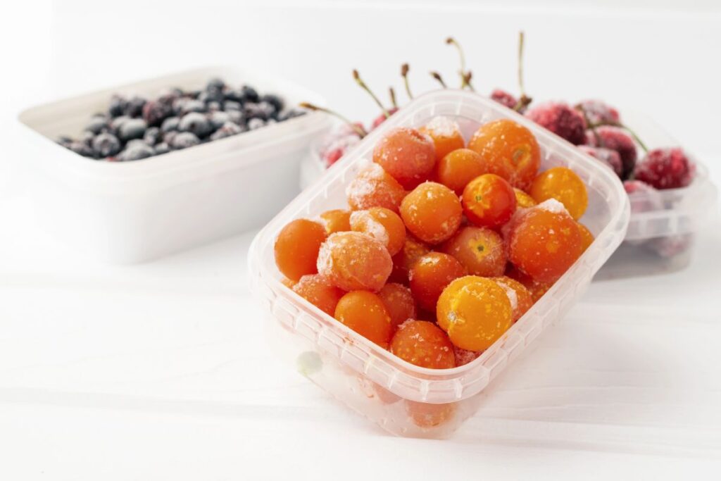 how to freeze cherry tomatoes