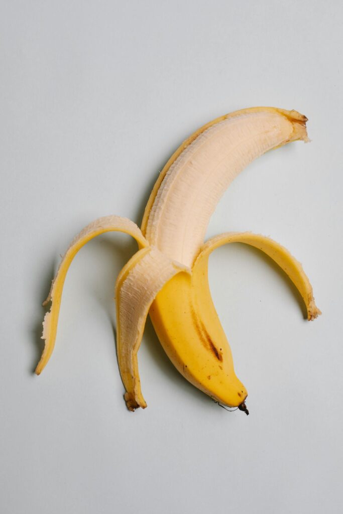 peeled bananas