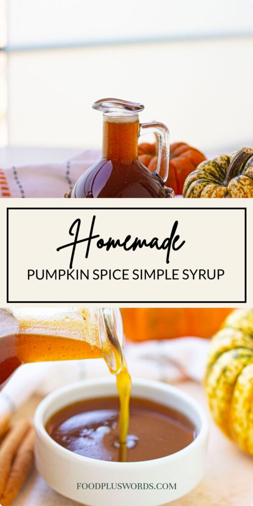 pumpkin simple syrup