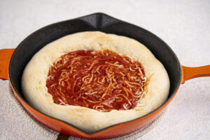 step 5 halloween pizza
