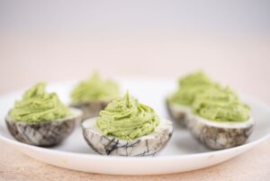 step 4 Halloween Deviled Eggs