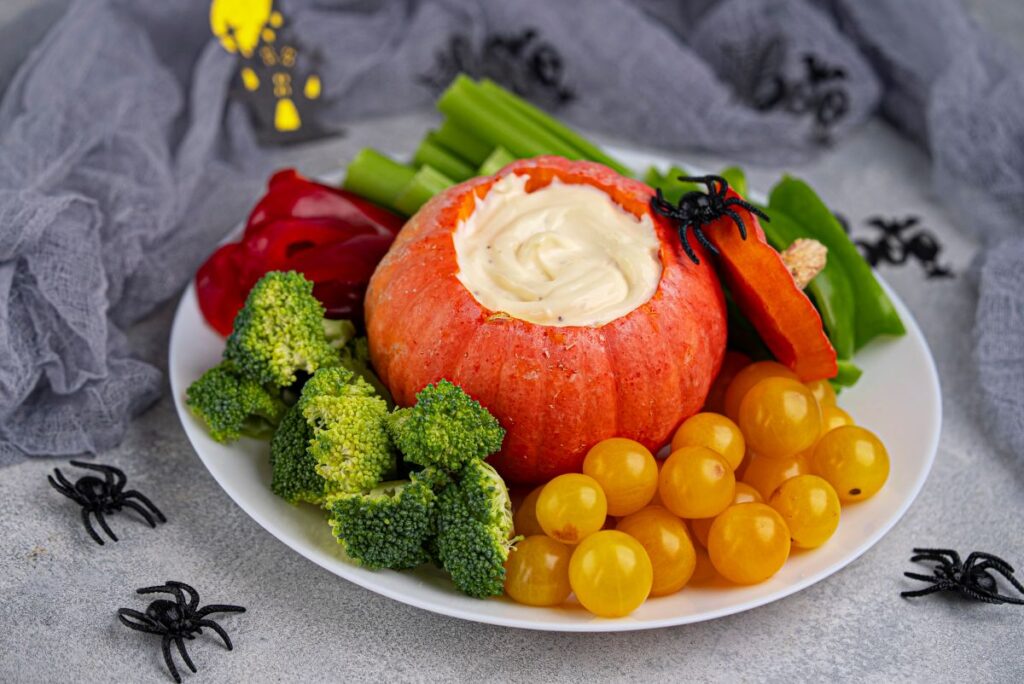 veggie tray for Halloween