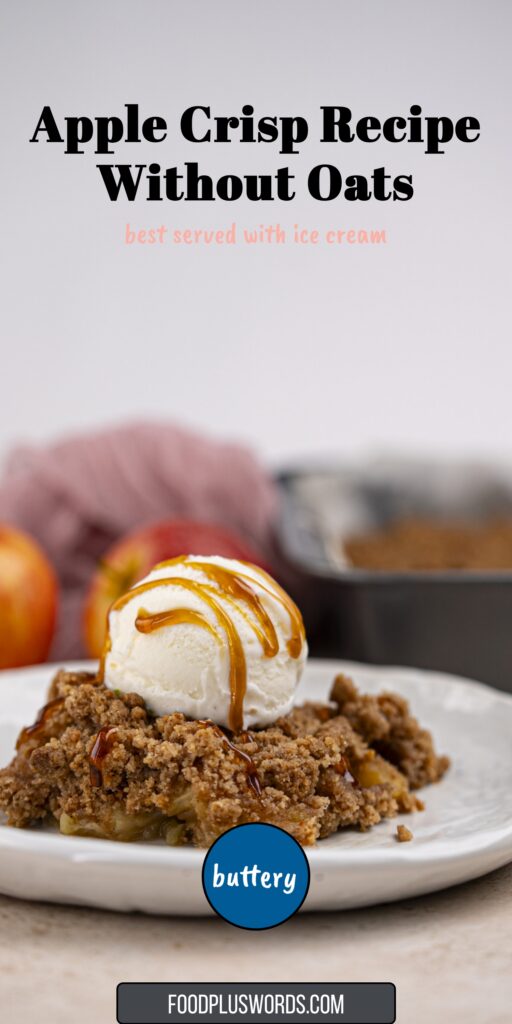 Apple Crisp without Oats
