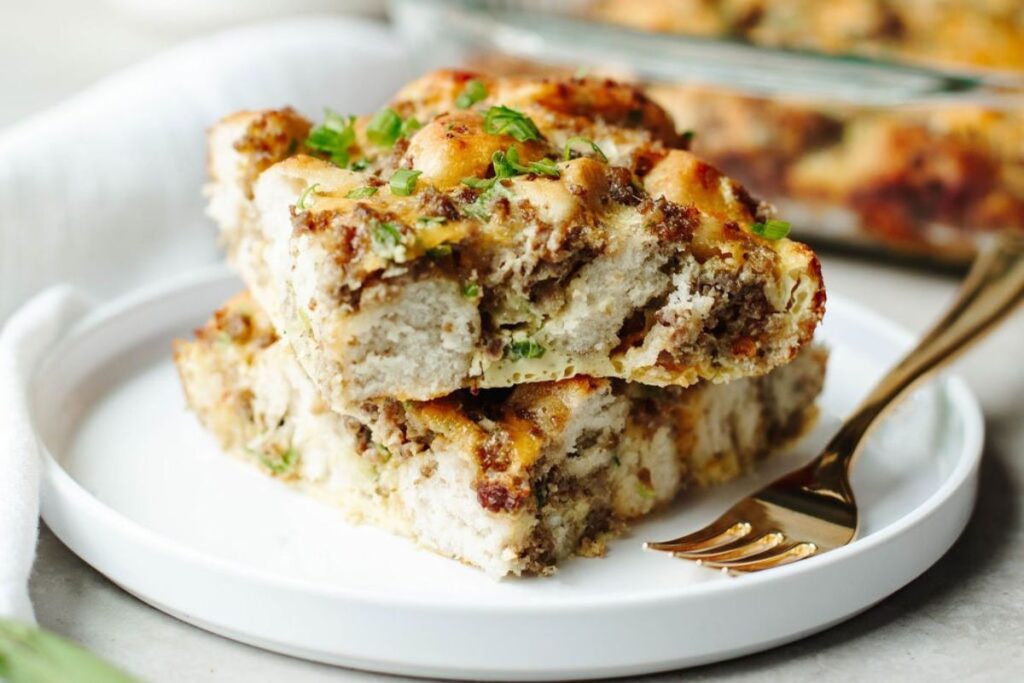 Biscuit Breakfast Casserole by The Cooking Chicks