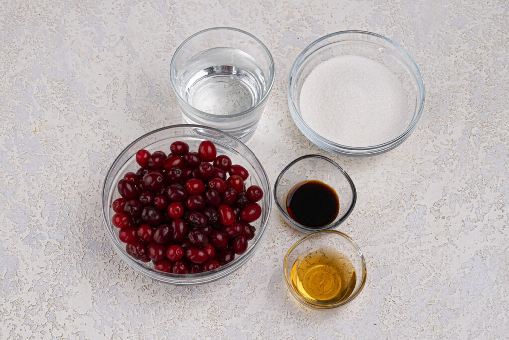 Bourbon cranberry sauce ingredients