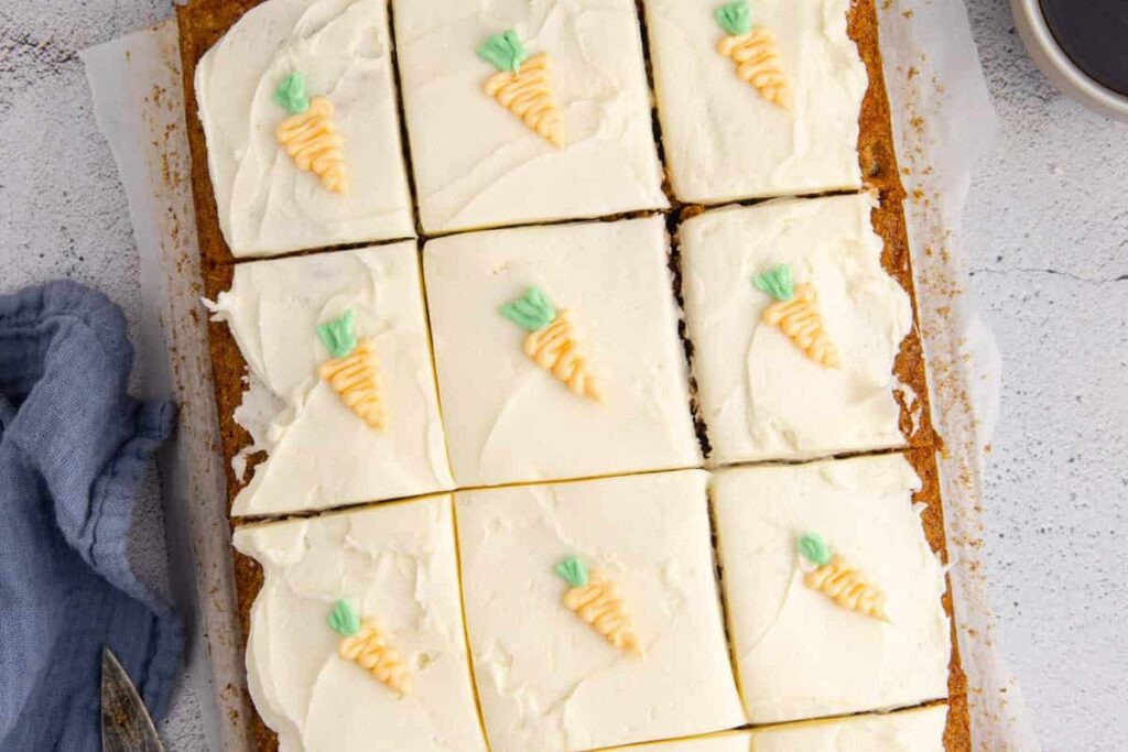 Carrot Sheet Cake by My Rad Kitchen