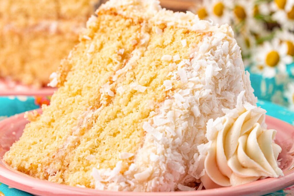 Classic Coconut Cake by Sugar and Soul