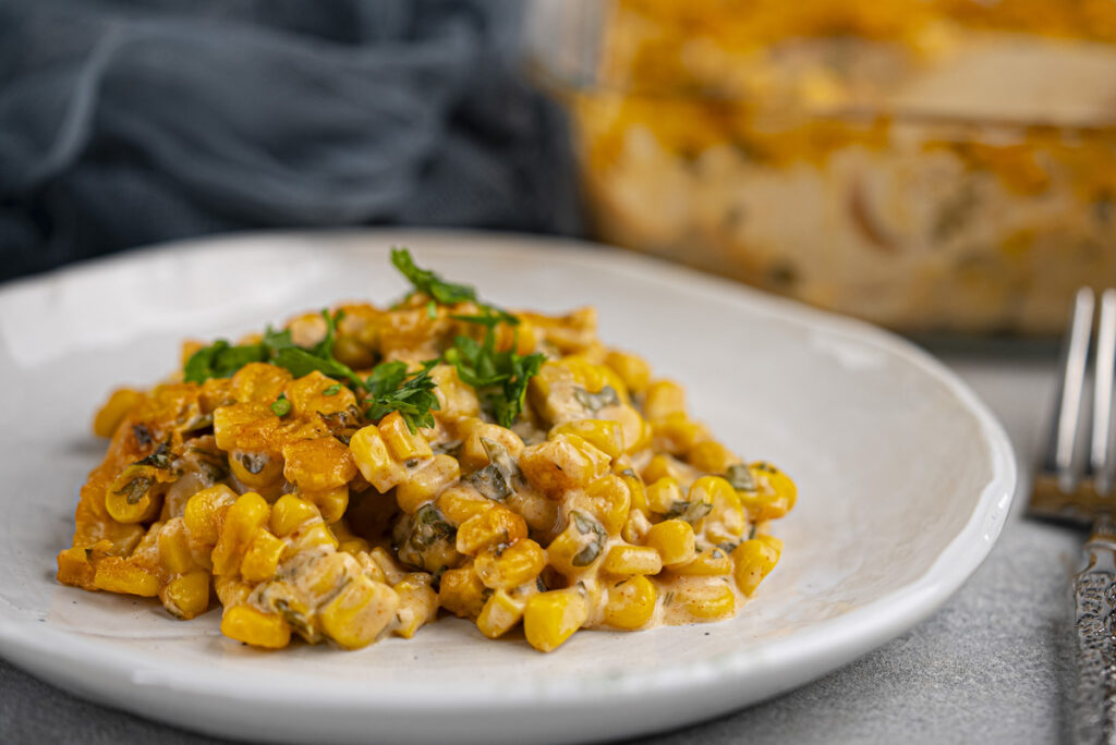Mexican street corn casserole