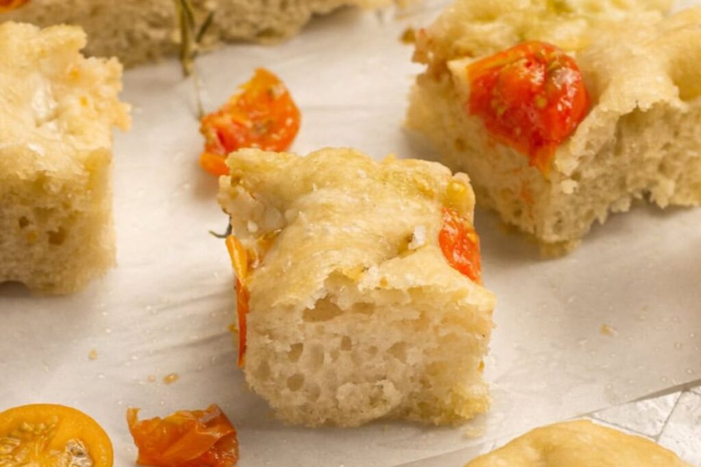 Festive Christmas Focaccia by Budget Delicious