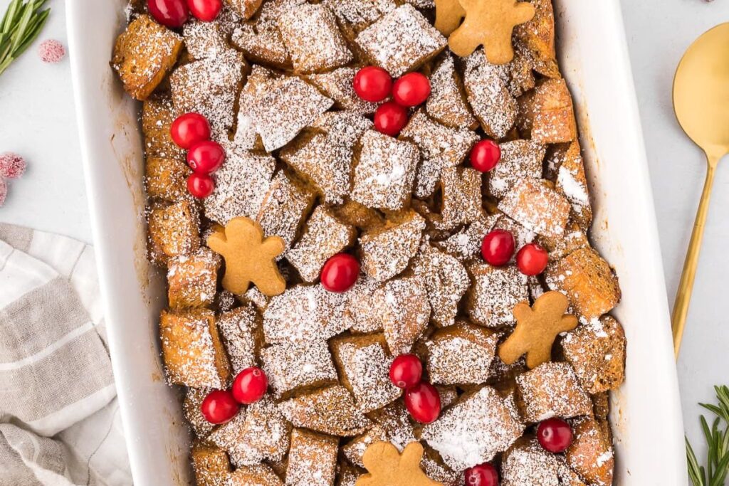 Gingerbread French Toast Casserole by Ooh La La Its Vegan