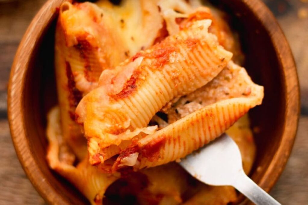 Lasagna Stuffed Shells by The Cookin Chicks