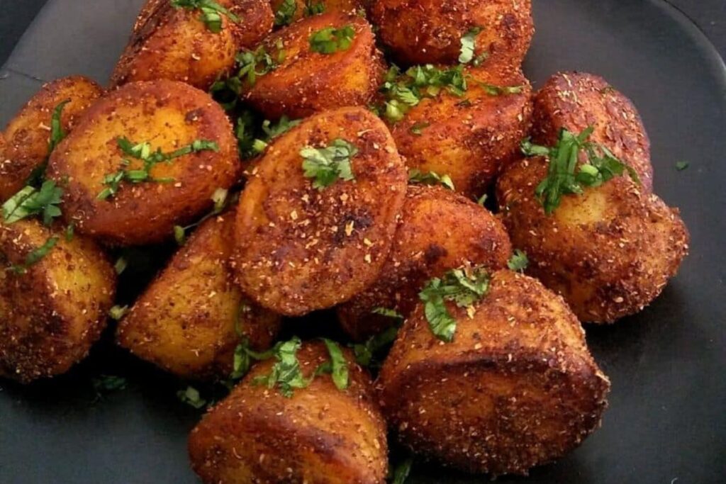 Masala Roasted Baby Potato by Spoons of Flavor