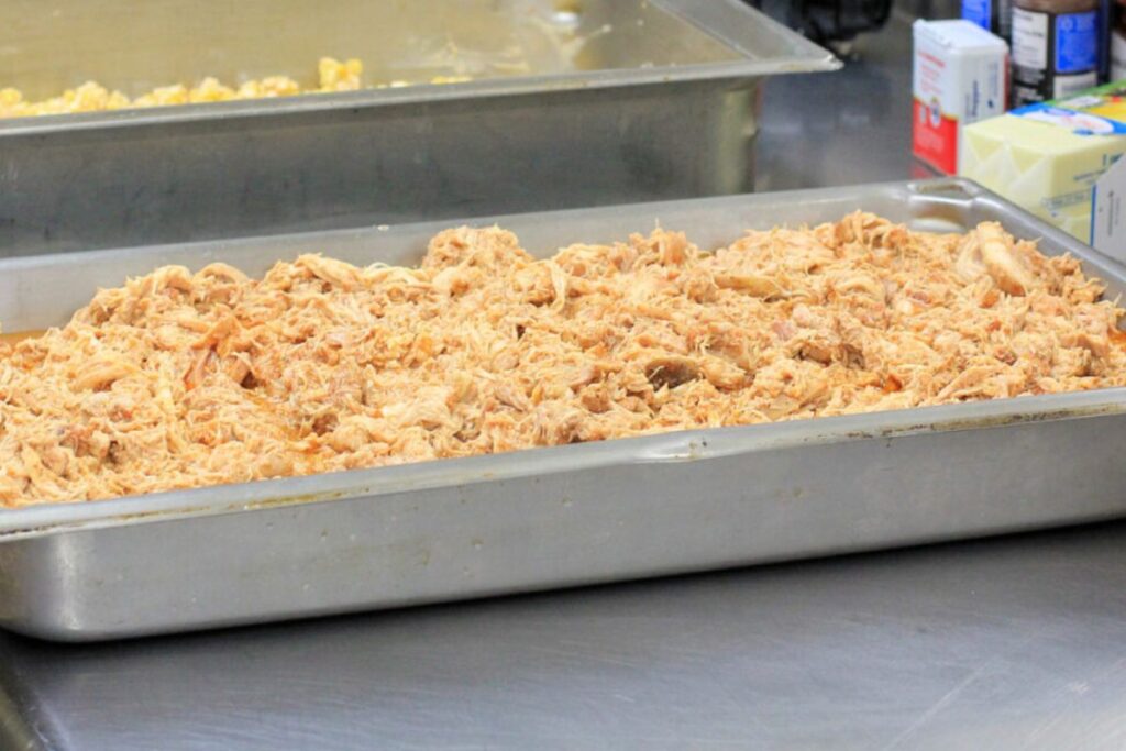 Mojo Pulled Chicken by Cooking For An Army