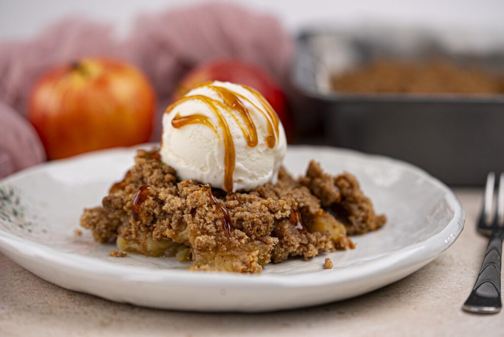 No Oats Apple Crisp